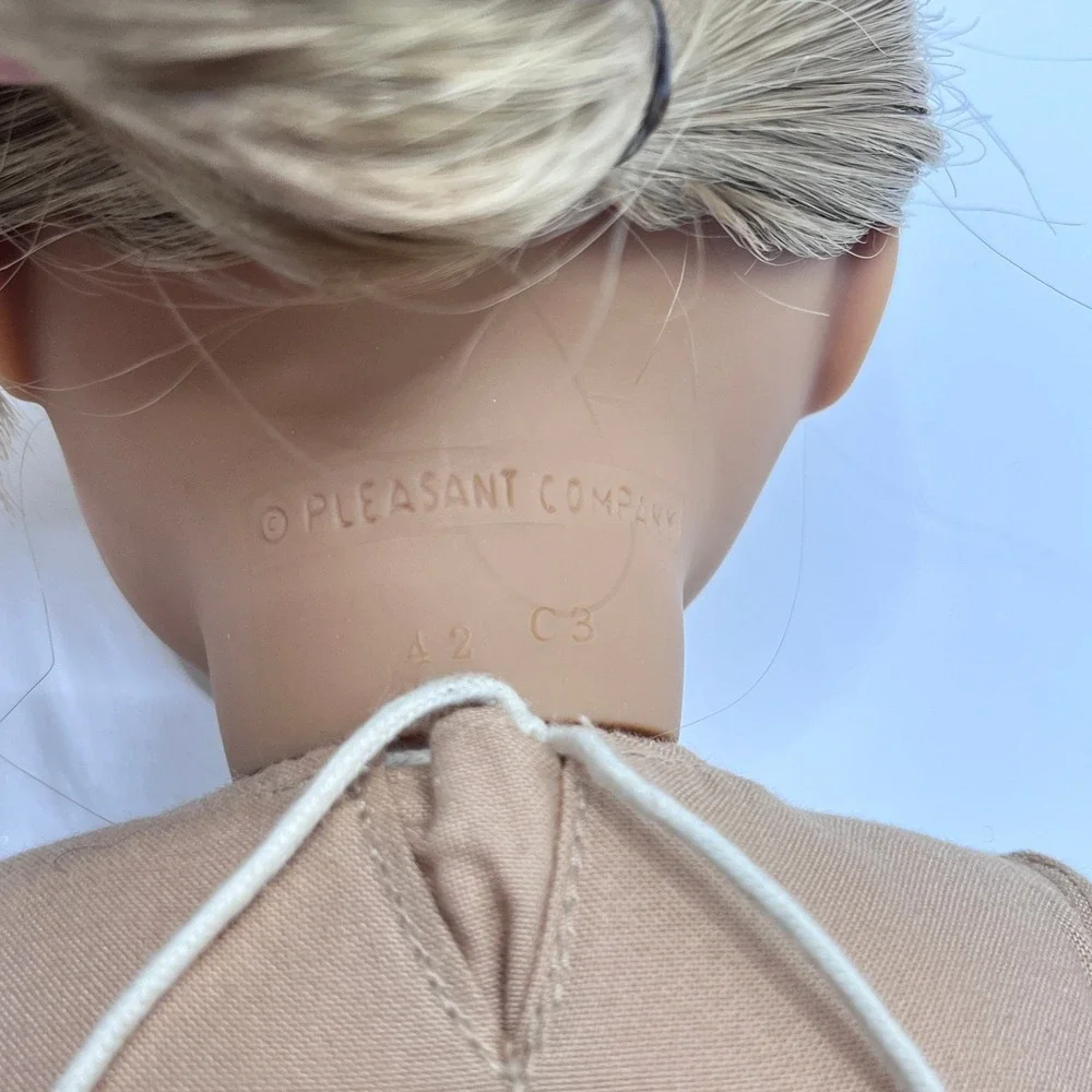 American Girl Blonde Hair Blue Eyes 2008 Tag